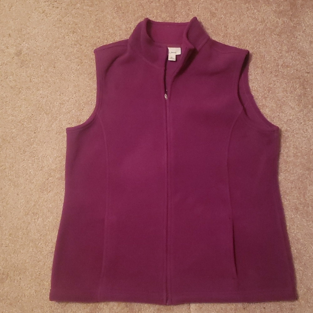 L.L. Bean Women’s Purple Sleeveless Vest